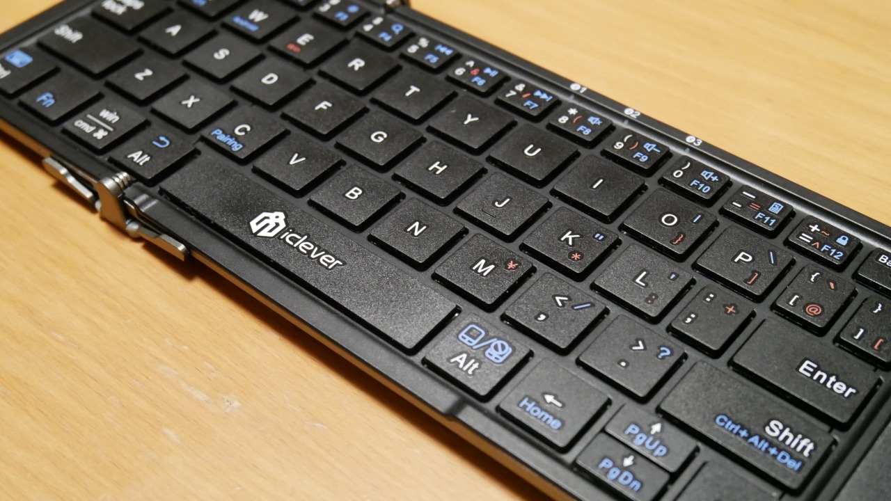 【レビュー】iCleverのモバイルキーボード『IC-BK8』を紹介！
