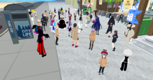 ※前半の日常シーンでは、オーディエンスの案内役としてこっそりと稼働していたり